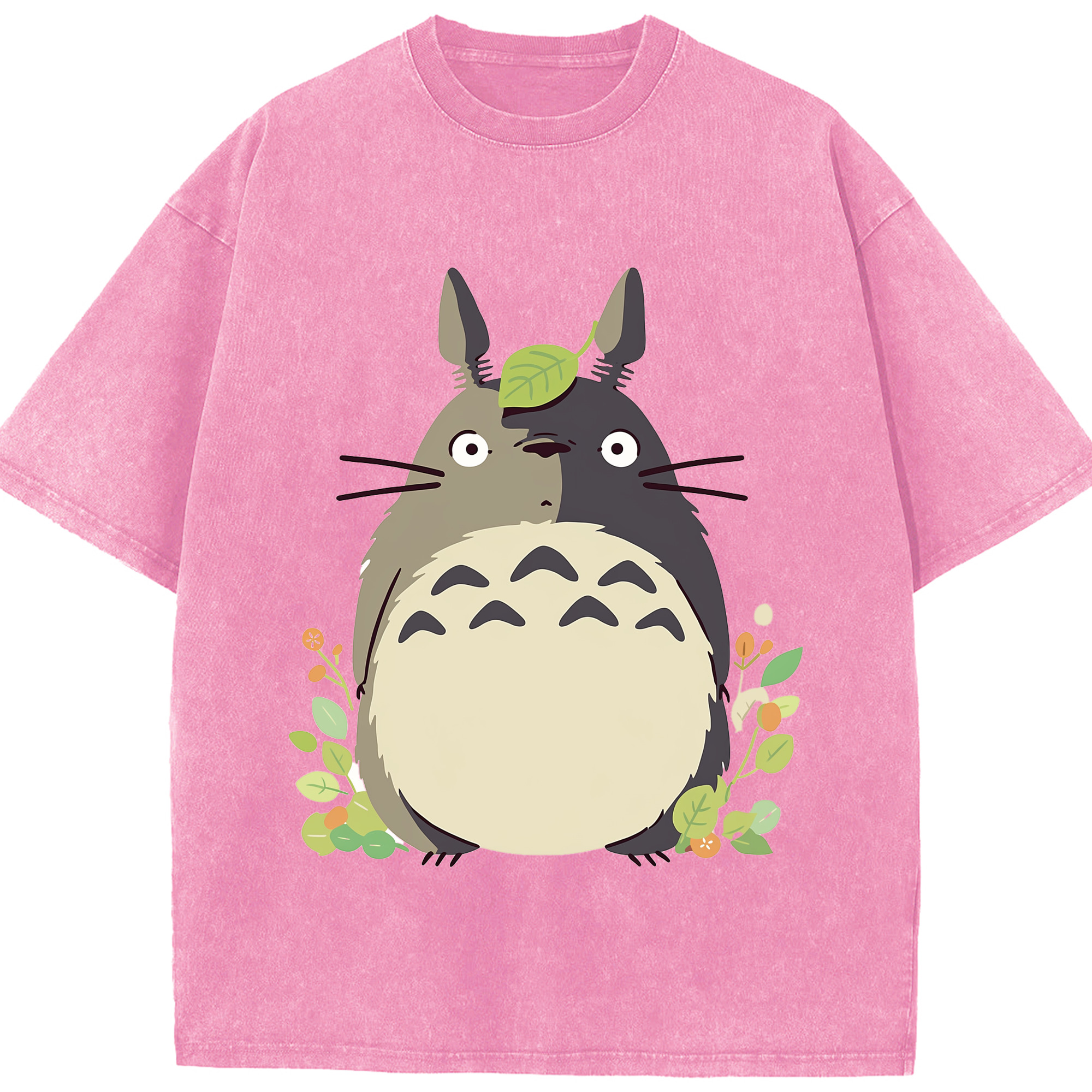 （画像用） となりのトトロ 草壁メイ 草壁サツキ My Neighbor Totoro Satsuki Kusakabe Mei Kusakabe 綿100% ヴィンテージ風 半袖Tシャツ（フロントプリント）